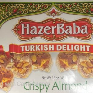 Hazerbaba Turkish Delight W Alamond 454g